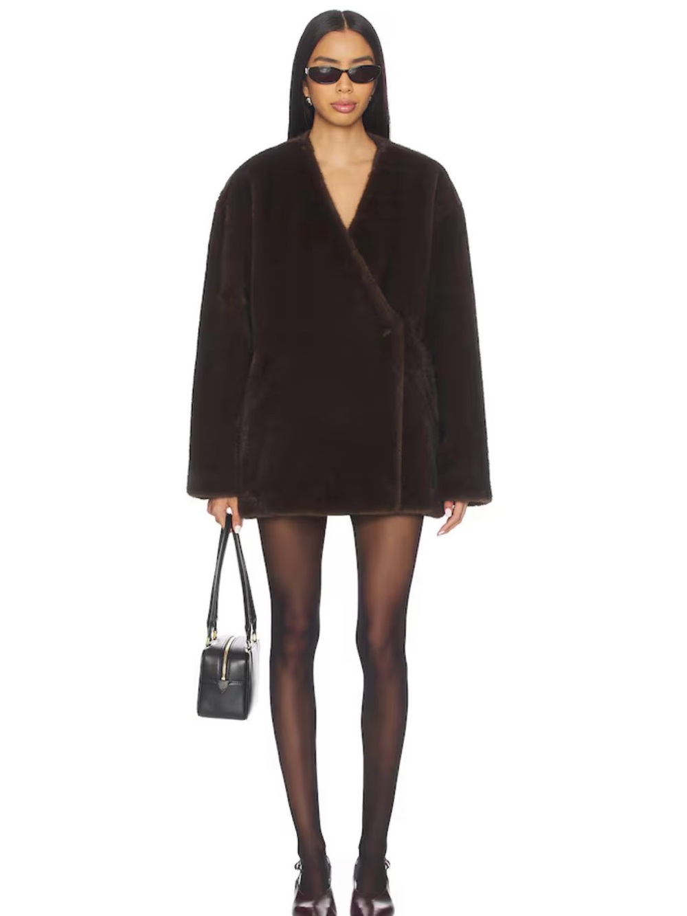 EAVES Dagna Jacket in Dark Brown